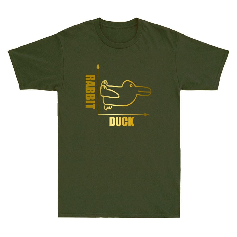 Rabbit Duck Illusion - Math Graph Drawing Philosophy Funny Graphic Unisex's T-Shirt