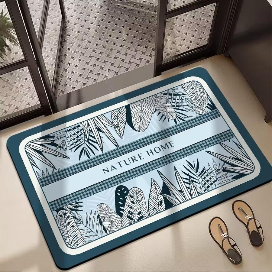 Rural style Bathroom Floor Mats  Bathroom Water Absorption  Quick Drying  Dirt Resistant  Anti Slip Foot Mats  Diatom Mud Foot Mats