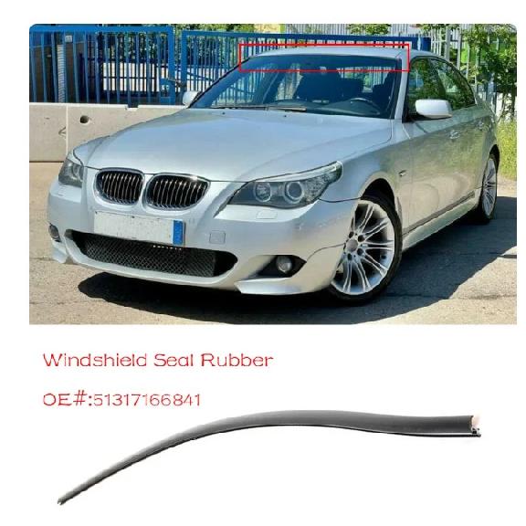1 PIECE Front Upper Windshield Seal For BMW E60 520i 530i 540i 51317166841