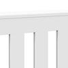 White Radiator Cover 149 x 20 x 82 cm Wood Based Material