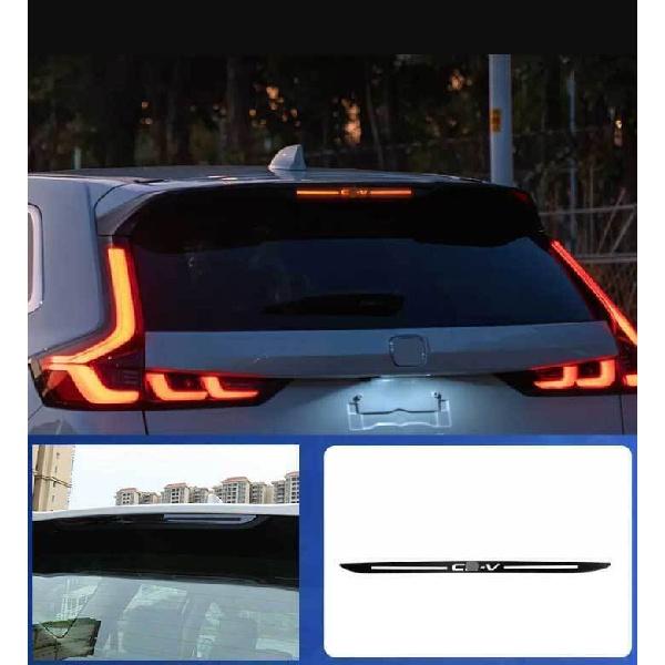For Honda CRV CR-V 2017-2022 Glossy Black High Brake Lamp Moulding Strip Trim 1X