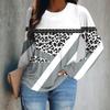 European and American Fashion Women's Casual Round Neck T-shirt Top