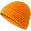 Winter Trend Solid-color Wool Hip-hop Knitted Pullover Melon Rind Hat Hip-hop Knitted Cold Hat