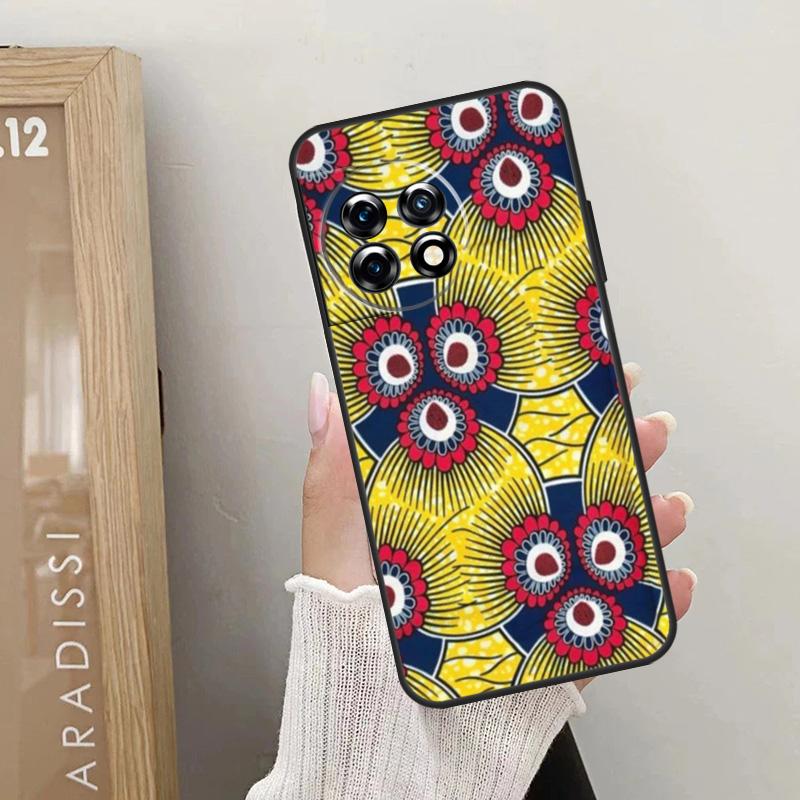 

African Wax Print Design Case For OnePlus Nord 5 CE 2 3 4 Lite N20 N30 OnePlus 15 R 13R 12R 10R 13T 10T 11 12 13 Cover OnePlus 10T