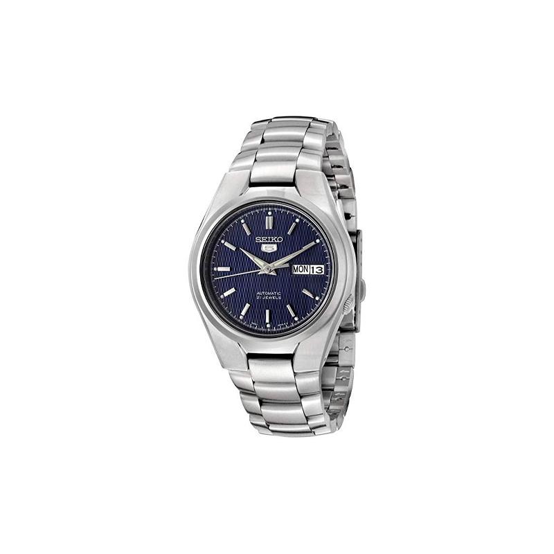 SEIKO 30 meters waterproof Automatic Steel Strap 37mm unisex blue dial SNK603K1 синий
