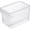 Rice Container, Airtight, Under-Sink Rice Container, 5kg Capacity, Plate, Measuring Cup Included, Clear, 3379