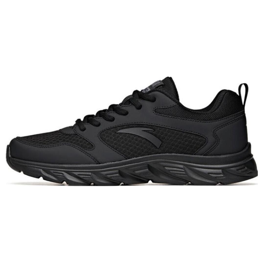 

new Anta Shock Absorbing, Non Slip, Wear Resistant, Breathable And Lightweight Low top Running Shoes Men s Black 44