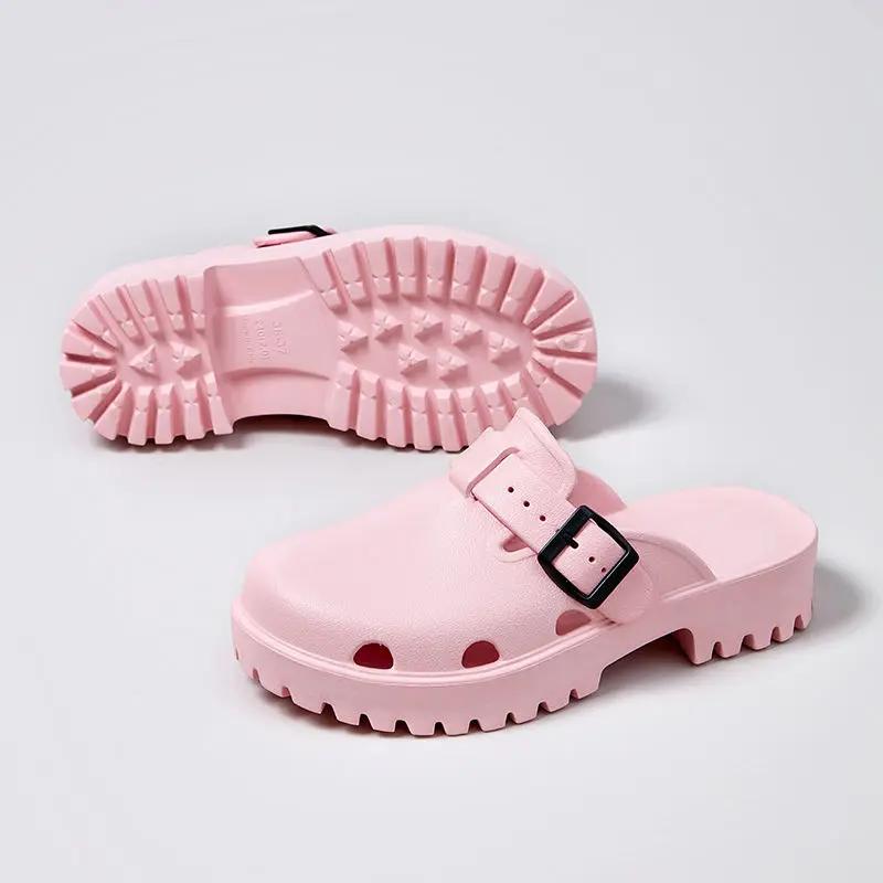 Fashion With Heel Shoes Indoor Women's Slippers and Ladies Sandals On Sale Chic Elegant Vip Slides Non Slip Cheap Liquidation Shoe Eva