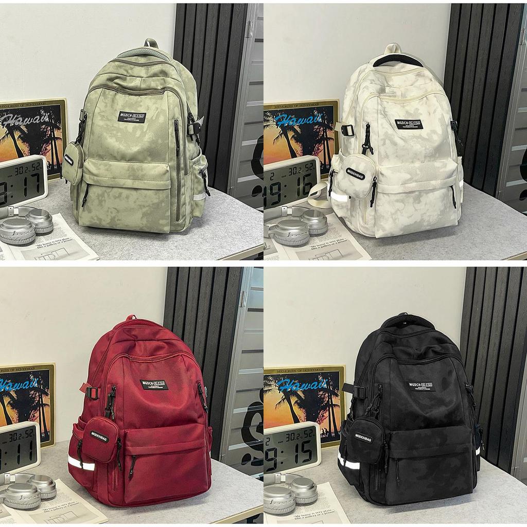 College Style Nylon Backpack With Feature For Students And Teens