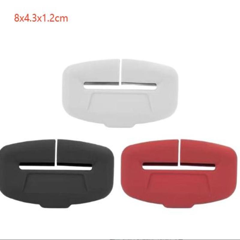 4Pcs Universal Silicone Seat Belt Buckle Anti-Scratch Protector Seatbelt Buckle Protectors Cover For Auto Trucks Suv Rvs Garages