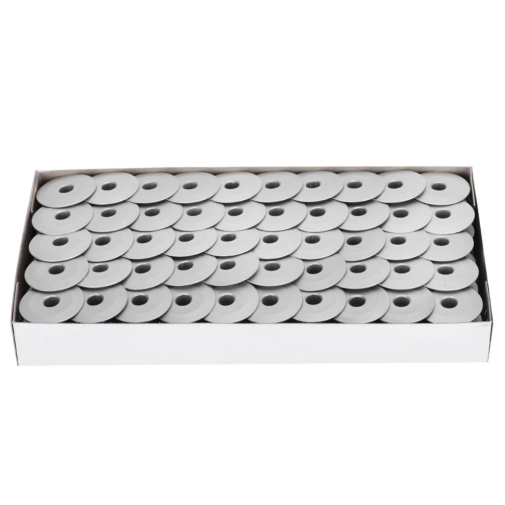 100Pcs Bobbins for DY 65 Walking Foot Industrial Sewing Machine Aluminum Without Holes(6‑5
