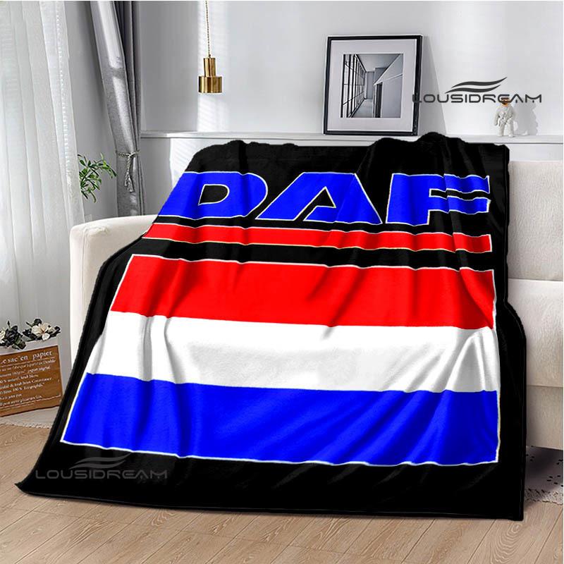 3D DAF truck Retro printed blankets picnic blanket Warm Flannel blankets Soft and comfortable blanket bed linings Birthday Gift