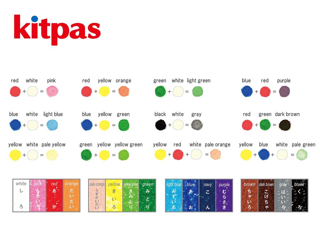 Nippon Rikagaku Kitpas Medium 16 Farben Körper KM-16C Größe 11x75mm/16 Farben/156g