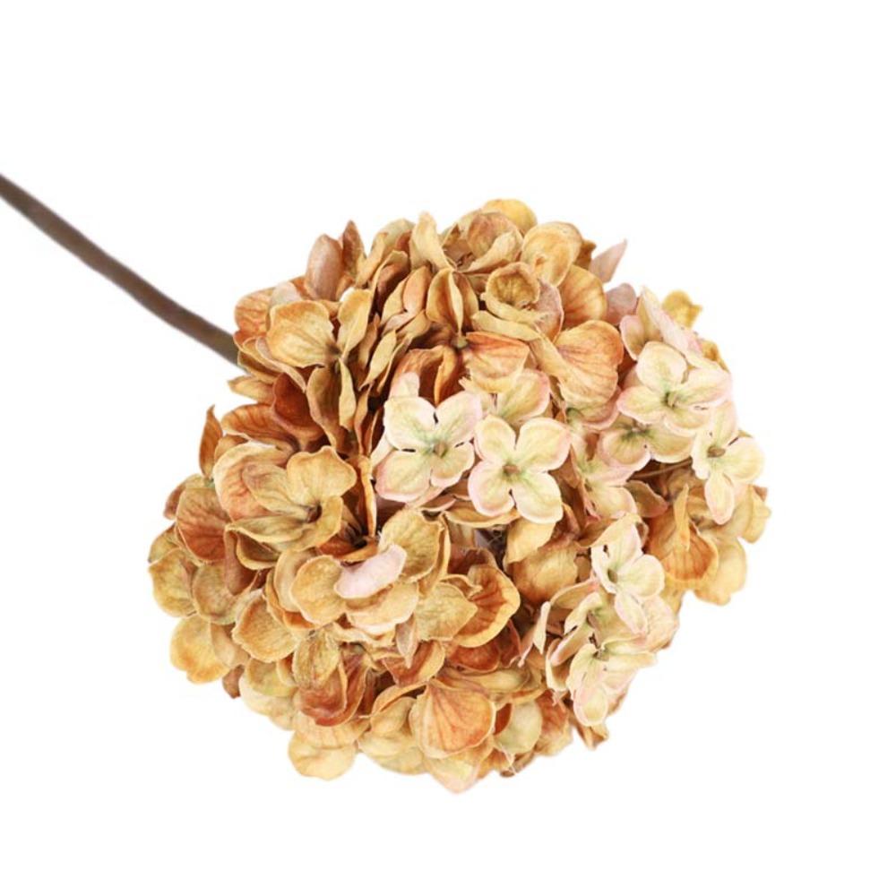 Real Touch Artificial Hydrangea Flower Hydrangea Macrophylla Fake Flower  Valentine s Day жёлтый