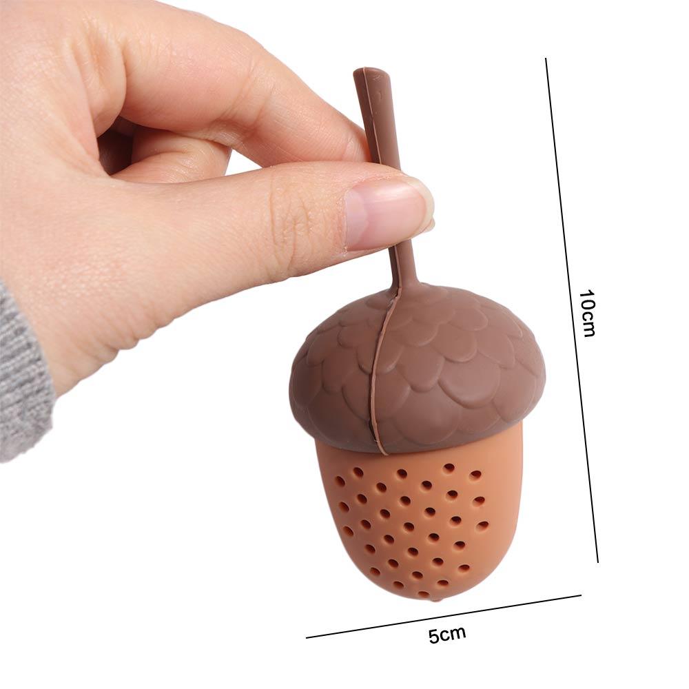 High Temperature Resistance Acorn Tea Strainer Soft Tea Bag Strainer Oak Nut Tea Infuser  Home
