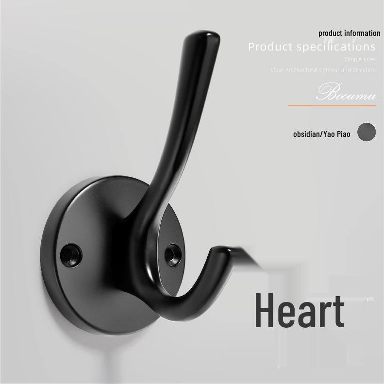 

Nordic Copper & Black Wall Hook for Clothes and Hats