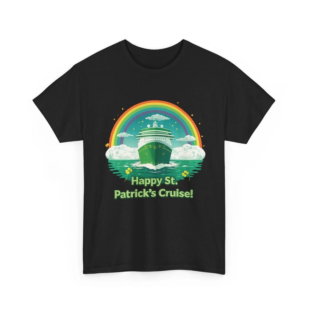 Happy St Patrick Cruise Shirt Rainbow Cruise Ship Tee