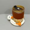 1pc,Crochet Animal Cup Coaster,Handmade Woven Drink Mat, DIY Desk Decor, Housewarming Cup Gift ,Graduation Gift