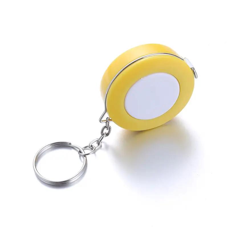 

Брелок Цифрова рулетка Простий портативний вимірювач висоти Обхват грудей Талія Міні 1,5 м Метричний сантиметр Корпус жовтий