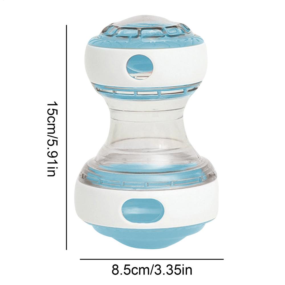 Interactive Dog Treat Dispenser Adjustable Rolling Treat Dispenser Puzzle Tough Slow Feeder Puppy Enrichment Training Toy For