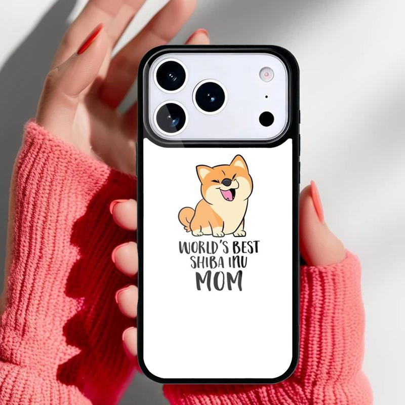 

Cute Kawaii Shiba Inu Phone Case for iPhone 17 16 15 14 13 Pro Max Back Cover for 12 11 Pro Coque iPhone 11