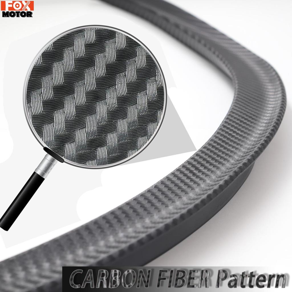 1Pair 73cm Soft PVC Car Fender Flares Arch Wheel Eyebrow Guard Kit Carbon Fiber Mud Flaps Splash Guards Protector