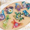 New Creative Shape Handmade Molds DIY Crystal Epoxy Resin Mold Animal Lizard Keychain Mirror Silicone Molds Accessories