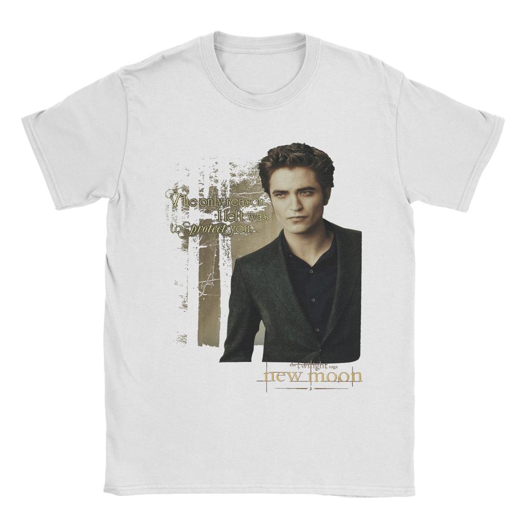 Men Twilight Edward Cullen Movie Retro T Shirts  Cotton Clothing Funny Short Sleeve Round Neck Tees 6XL T-Shirts