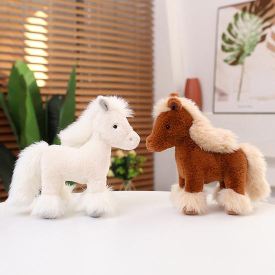 Horse Doll Plush Stuffed Animal Plushie Mini Horse Doll with Fluffy