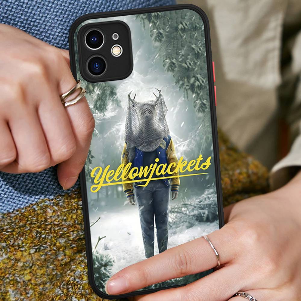 TV Horror Yellowjackets For IPhone 11 12 13 14 15 16 Pro Max Plus X XS MAX Back Cover Matte Phone Case