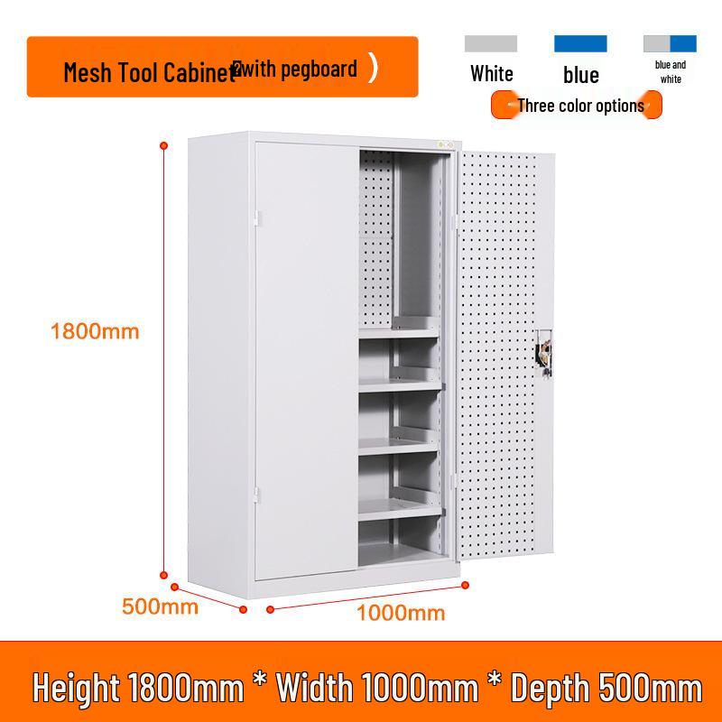 Heavy Duty Double Door Tool Storage Cabinet for Auto Repair Shop