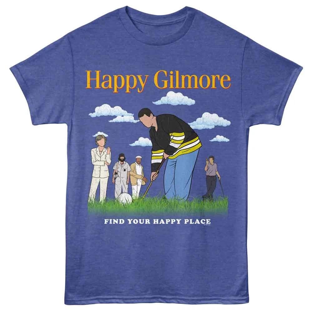 Happy Gilmore - Find Your Happy Place - Unisex Children s T-shirt - Royal Heather 100