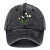Flowers Printed Hat Hats for Men Beach Hat for Women Breathable Baseball Caps Adjustable DAD Hats Suitable for Outdoor Acti