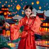 Silk Robe Children's Ancient Costumes Ethnic Chinese Traditional Clothes  Princess