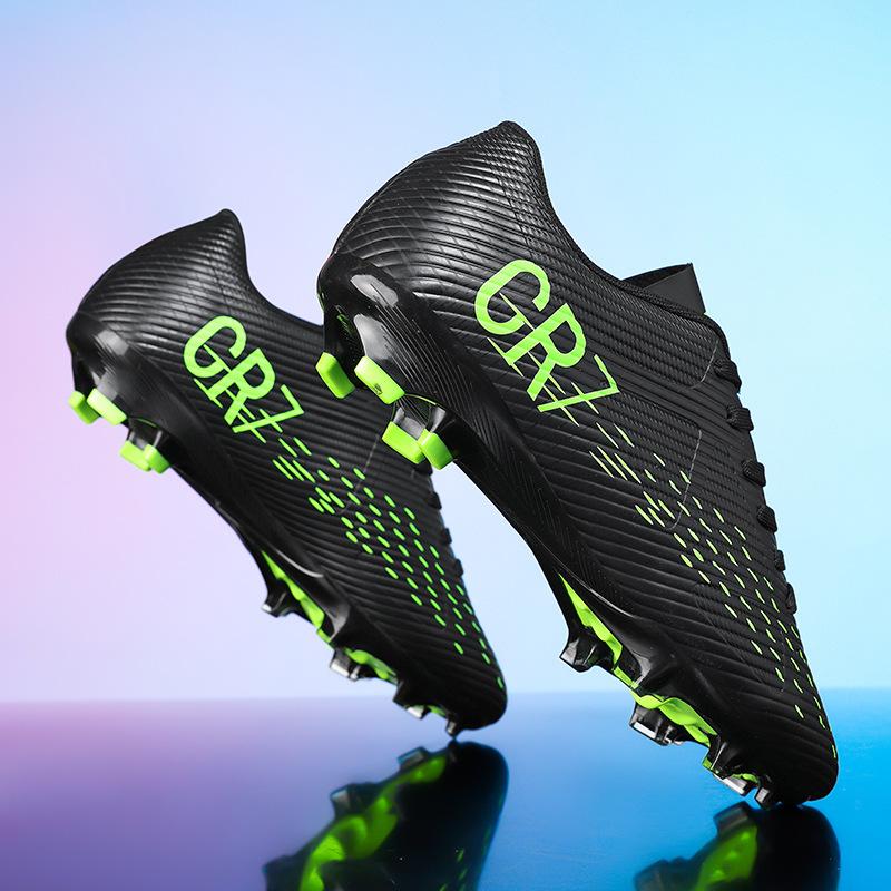 Football shoes Men's broken nails Competition training shoes Students Adult Lawn spikes Sneakers