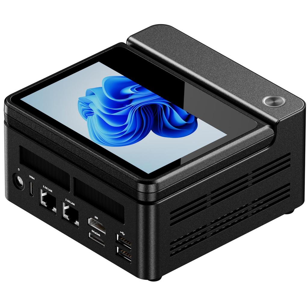 G-FLIP Mini PC AMD H255, 2x DDR5-5600 , 2x M.2 NVMe , USB4 X2, Oculink, Dual 2.5G LAN, WiFi 7, HDMI2.1/DP1.4