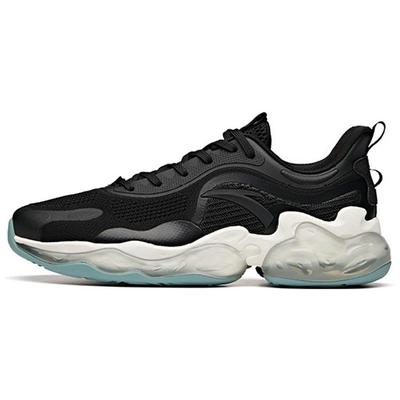 Comfortable Cushioning Breathable Coverage Support Balance Lightweight Low Top Running Shoes Men's Black 112035501-5