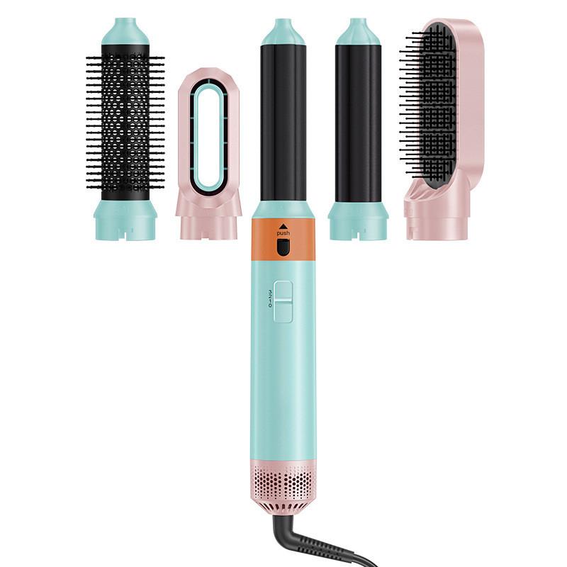 5-in-1 Hair Dryer Multifunctional Curling and Straight Hair Dual-use Hot Air Comb Fully Automatic Curling Styling Tool
