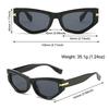 Cat Eye Vintage Sunglasses for Women Retro Fashion Cat Eye Sun Glasses Anti-UV Travel Fishing Eyewear  Mujer