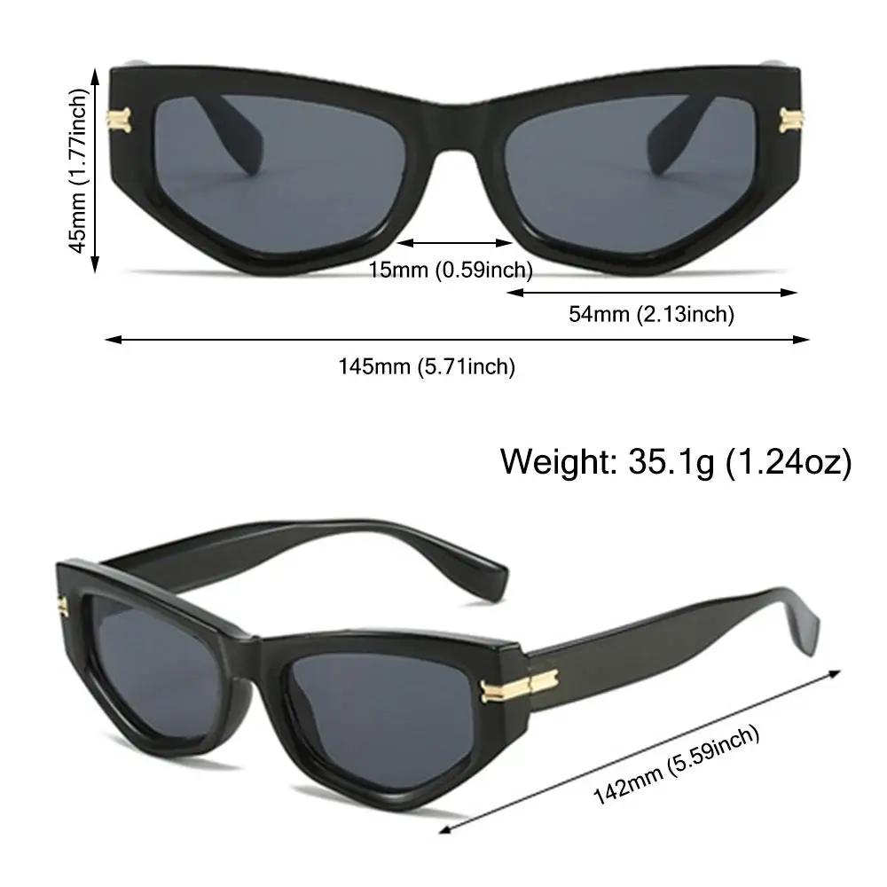 Cat Eye Vintage Sunglasses for Women Retro Fashion Cat Eye Sun Glasses Anti-UV Travel Fishing Eyewear  Mujer
