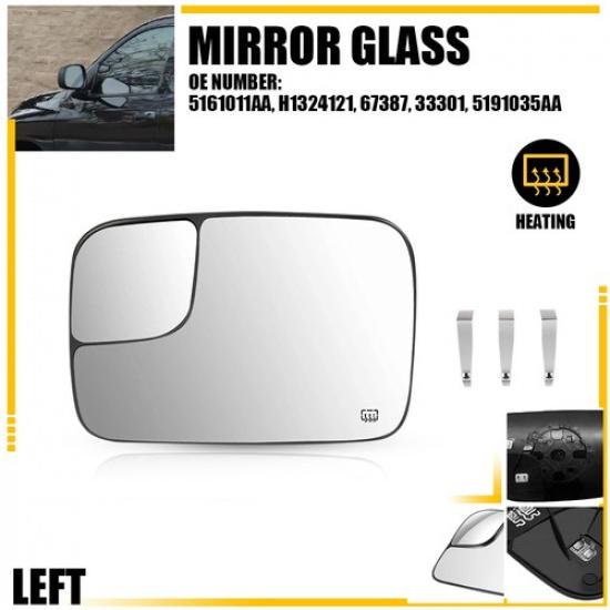 Heated Mirror For Glass DODGE RAM 1500 2500 3500 2005-2008 PICKUP Front LH RH