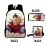 ONE PIECE Student School Bag Luffy Cartoon School Bag Boys Pencil Bag Voyage King Explosion
