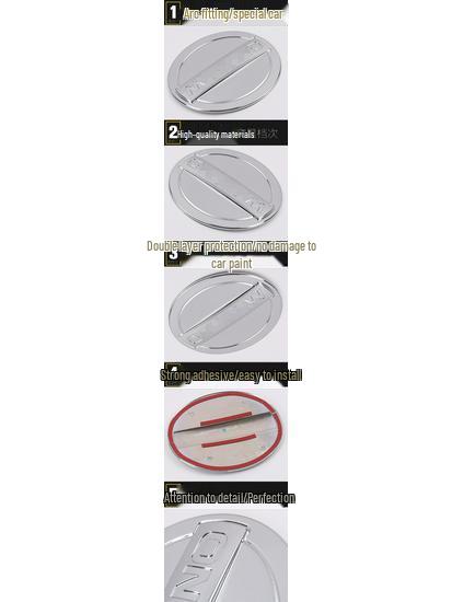 Ochrana víčka palivové nádrže Murano: Dekorativní samolepka odolná proti poškrábání pro 15 modelů