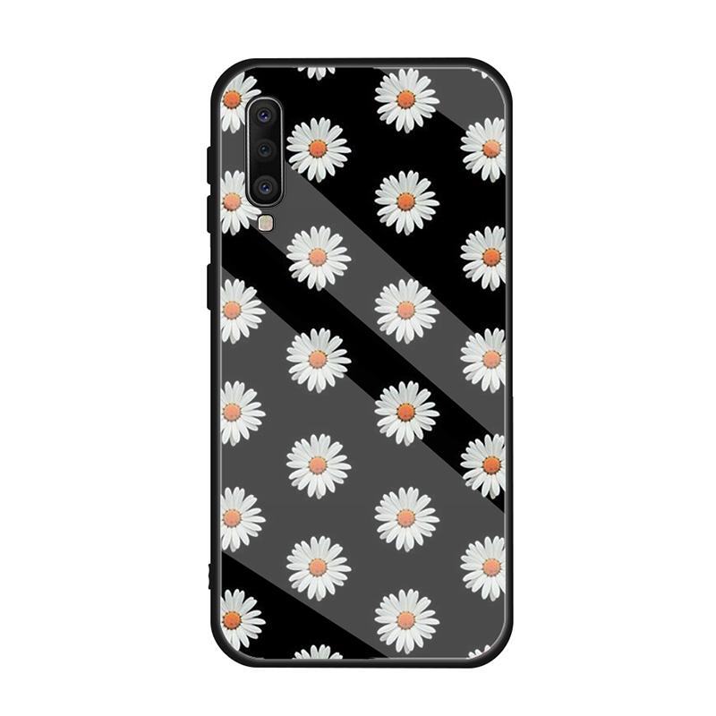 

Чехол из закаленного стекла с ромашками для Samsung Galaxy A10S A10E A20S A20E A30S A40 A50S A60 A70 A80 A90 A6 A7 A8, чехол A10S