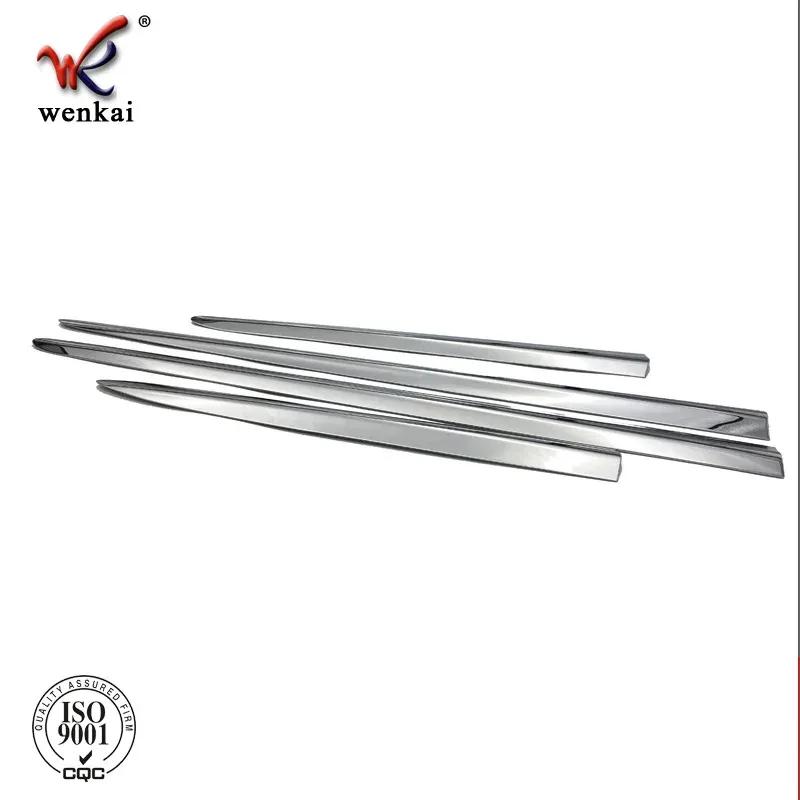 ABS CHROME SIDE DOOR BODY MOLDING TRIM COVER LINE GARNISH STICKER ACCESSORIES For Fiat 500X 2015 2016 2017 2018