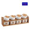 Wave Pattern Ceramic Seasoning Jar Set