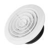Tampa de ventilação redonda de 150 mm ABS Plástico Ventilação de ar Grelha de grelha para casa Banheiro Cozinha Escritório Wa