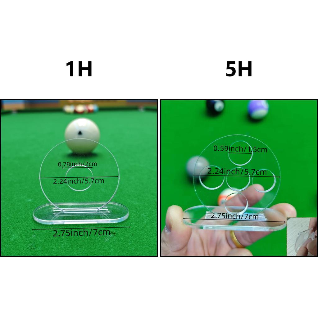 Acrylic Pool Strokes Trainer Device Pool Cue Exerciser Equipment Rod Trainer for Beginner and Professional Player
