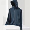 Unisex Ice Silk Sun Protection Jacket - Lightweight, Breathable Spring/Summer Wear for Students, Ideal for Fishing & Outdoor Activities.