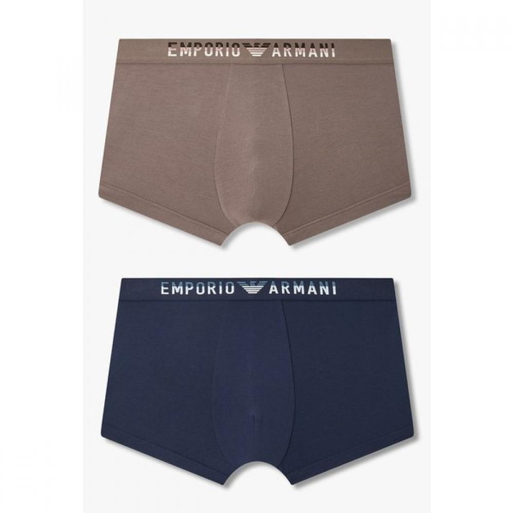 

Emporio Armani Men TOne On TOne Jacquard Logo Drawers Set 0816112018 0816112019 S(95)
